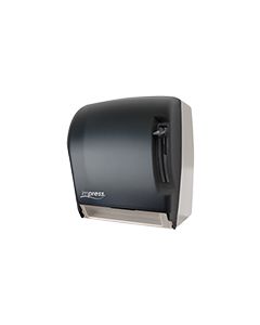 Palmer Fixture TD0220-01 Impress Lever Roll Towel Dispenser 4lbs - Dark Translucent in Color