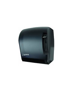 Palmer Fixture TD0220-02 Impress Lever Roll Towel Dispenser 4lbs - Black Translucent in Color