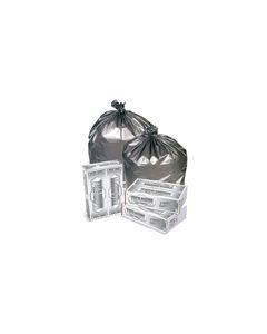 Pitt Plastics TI3037S Titanium Silver Trash Bags - 30 x 37 - 20-30 Gallon Capacity - Extra Extra Heavy Duty - 1.5 Mil - 100 per case - Indiv Fold