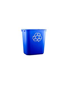 Continental 2818-1 Deskside Recycling Wastebasket - Medium - 28 1/8 U.S. Quart Capacity