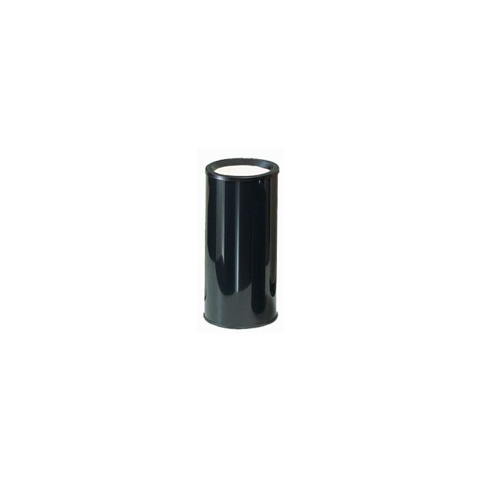 Rubbermaid / United Receptcle 1000EBK Econo Line Sand Top Urn - 10" Dia. x 20" H - Black in Color Only