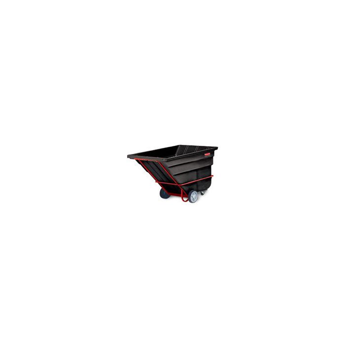 Rubbermaid 1026 Tilt Truck, Heavy Duty (Rotational Molded) - 80.5" L x 43" W x 49.5" H - 1 1/2 cu yd - 2100 lb. capacity