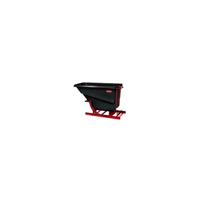 Rubbermaid 1054 Self-Dumping Hopper - 55" L x 26.25" W x 40 " H - 1/2 cu yd - 750 lb. capacity