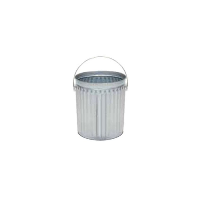 Witt Industries 10GPC Light Duty Galvanized Steel Pail - PAIL ONLY - 10 Gallon Capacity - 16" Dia. x 17.5" H