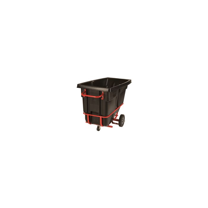 Rubbermaid 1305-42 Forkliftable Tilt Truck, Standard Duty (Rotational Molded) - 60.5" L x 28" W x 38.63" H - 1/2 cu yd - 850 lb. capacity