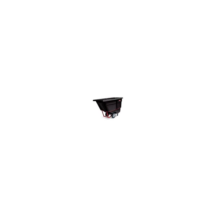 Rubbermaid 1305 Tilt Truck, Standard Duty (Rotational Molded) - 60.5" L x 28" W x 38.63" H - 1/2 cu yd - 850 lb. capacity