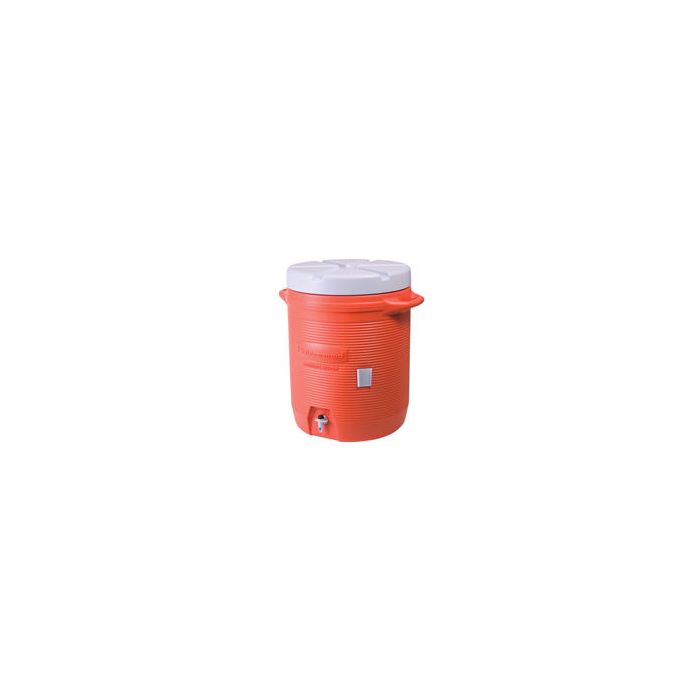 Rubbermaid 161001 Insulated Beverage Container, Orange - 16" L x 16" W x 20.5" H - 10 gallon capacity