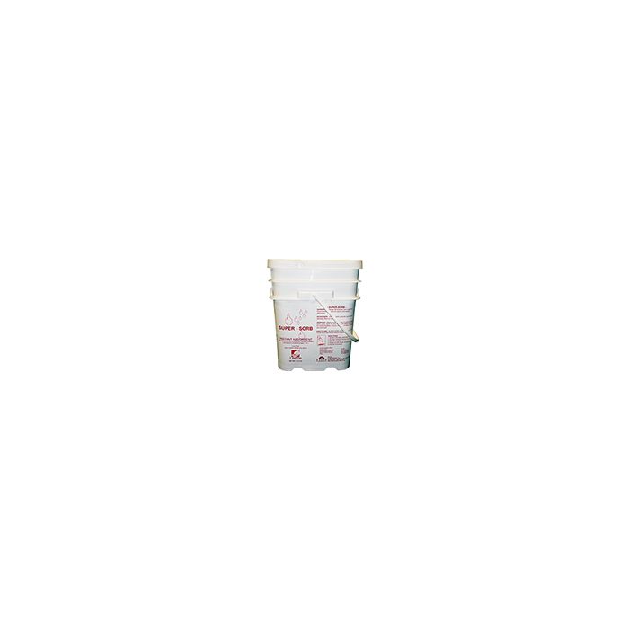 Fresh Products 17.5-SS Super Sorb Liquid Spill Absorbent Powder - 17 1/2 lb Pail - Lemon Fragrance