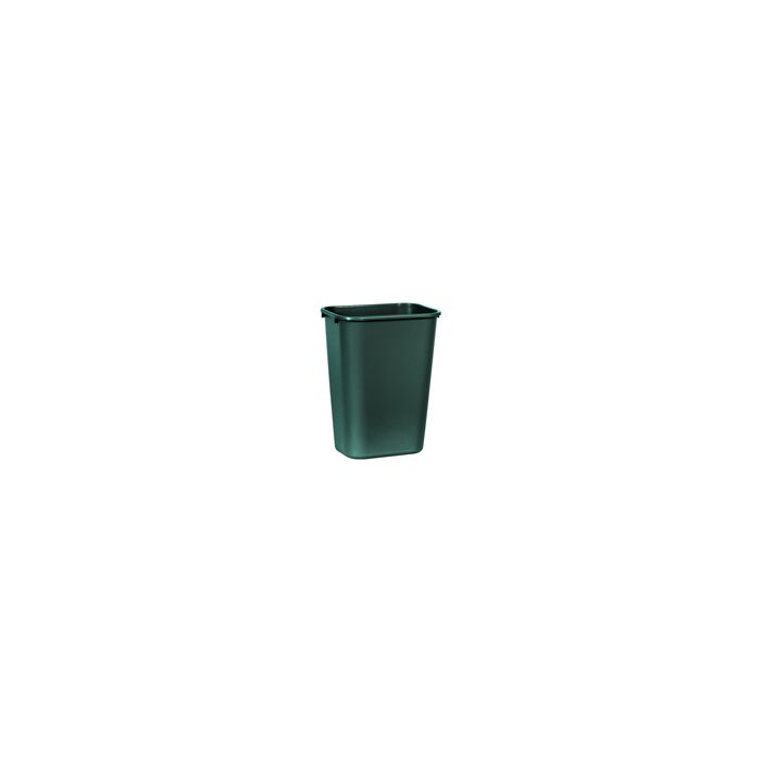 Rubbermaid 1829406 Wastebasket - 41 1/4 Quart Capacity - 15 1/4" L x 11" W x 19 7/8" H - Green in Color