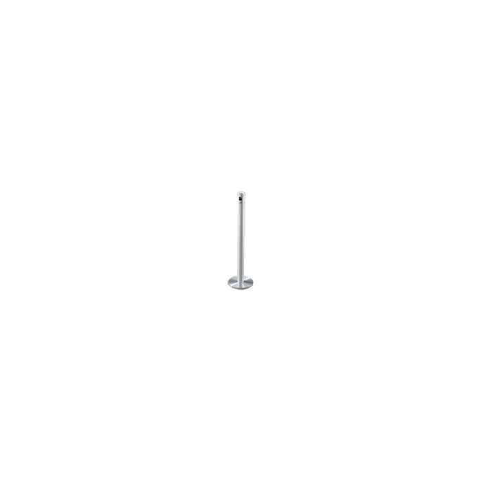 Glaro 2403SA Value-Max Free Standing Smokers Pole - 3" Dia. x 43.5" H - Satin Aluminum