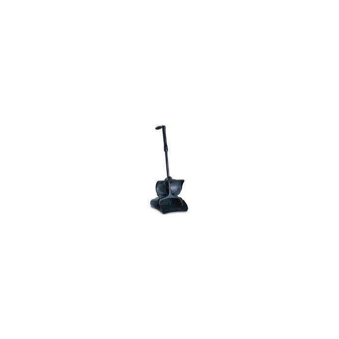 Rubbermaid 2533 Lobby Pro Deluxe Upright Dust Pan with Cover and Adjustable Grip Handle - 12.75" L x 11.25" W x 5" H