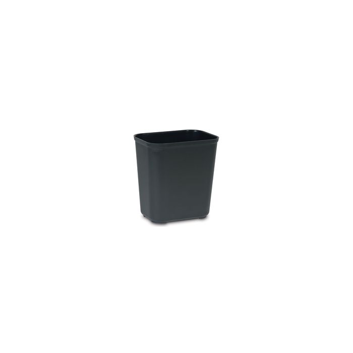 Rubbermaid FG254300BLA Fire Resistant Wastebasket - Large - 28 U.S. Quart Capacity - Black in Color