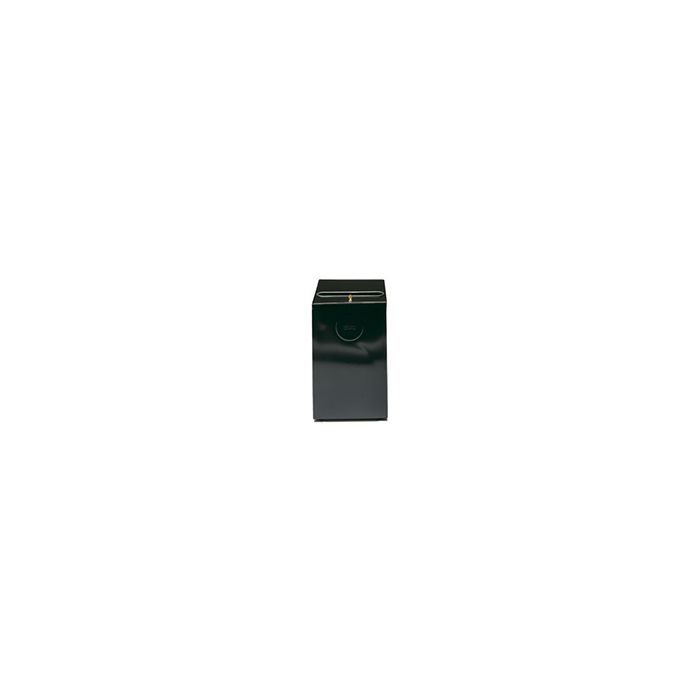 Witt Industries 32MSR Confidential Waste Receptacle - 32 Gallon Capacity - 15" Sq. x 32" H - Coffee Black in Color