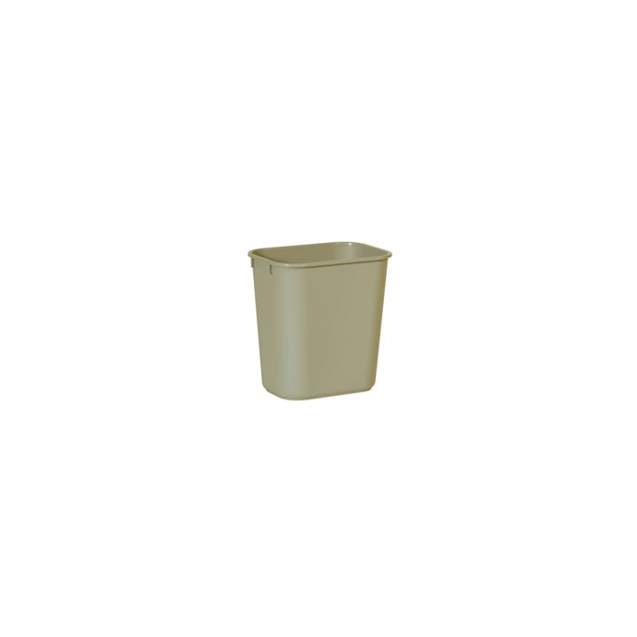 Rubbermaid 29550 Wastebasket, Small - 13 5/8 U.S. Quart Capacity - Beige in Color