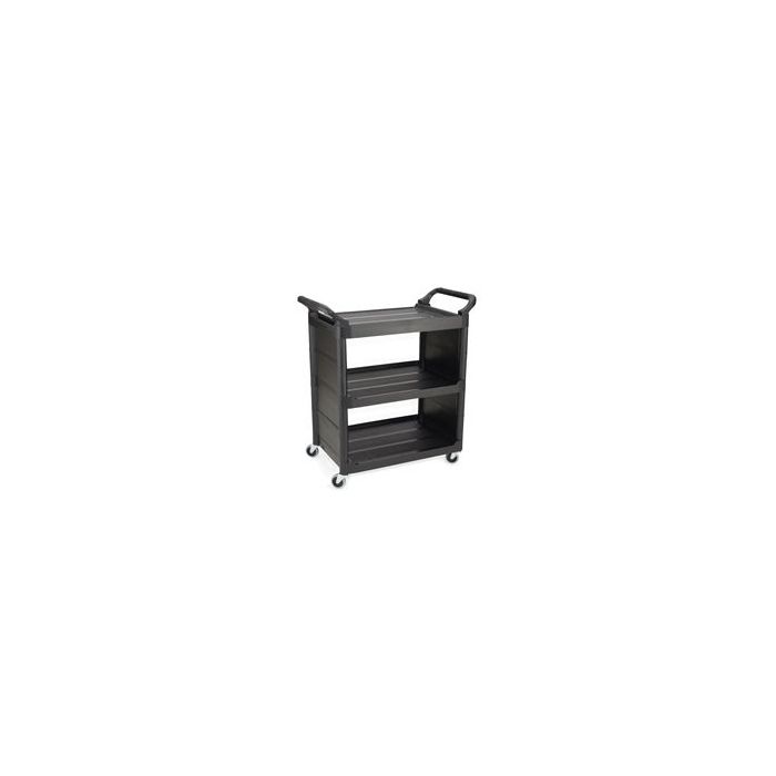 Rubbermaid 3421 Utility Cart with 3" dia. Swivel Casters and End Panels - 33.63" L x 18.63" W x 36.63" H - 150 lb capacity