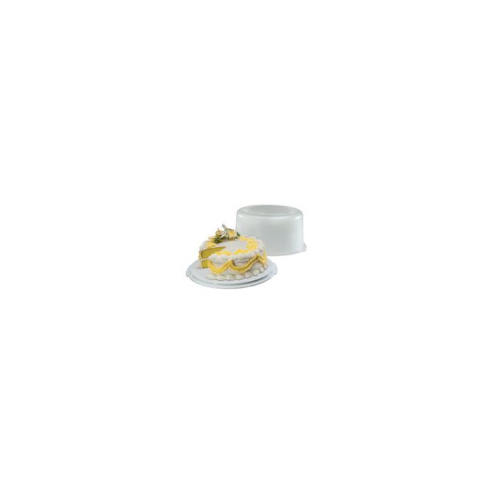 Rubbermaid 3900RD Cake Keeper - 13.2" L x 12.7" W x 6.9" H - White in Color