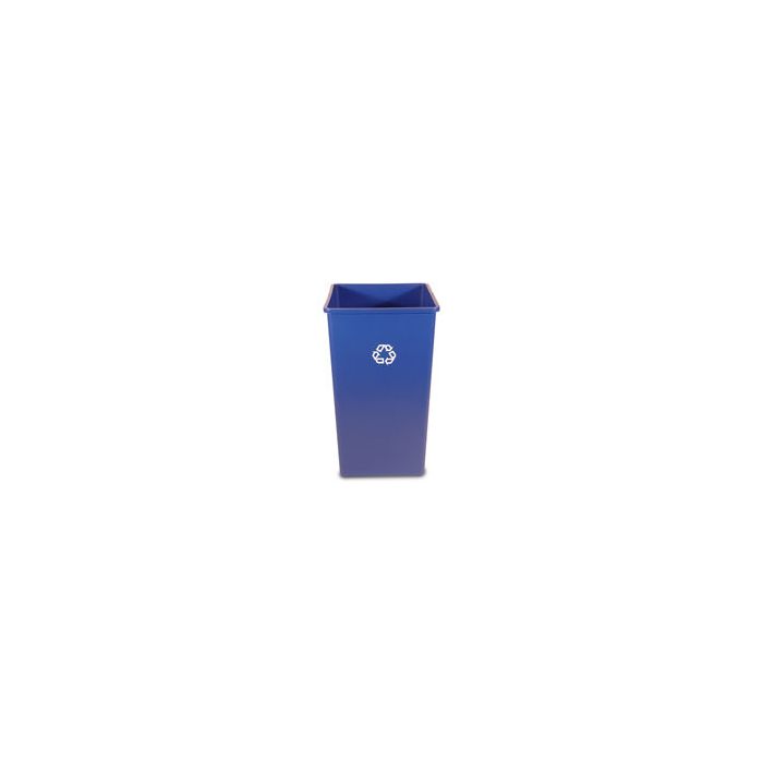 Rubbermaid 3959-73 Untouchable Square Recycling Container - 50 U.S. Gallon Capacity