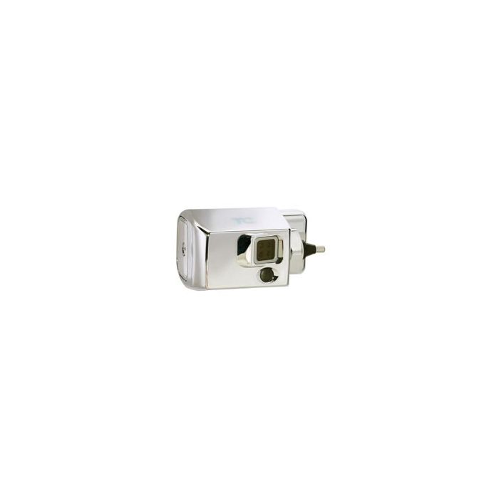 Technical Concepts TC AutoFlush Sidemount for Sloan and Zurn Toilet Flush Valves - Chrome Finish with Manual Courtesy Flush