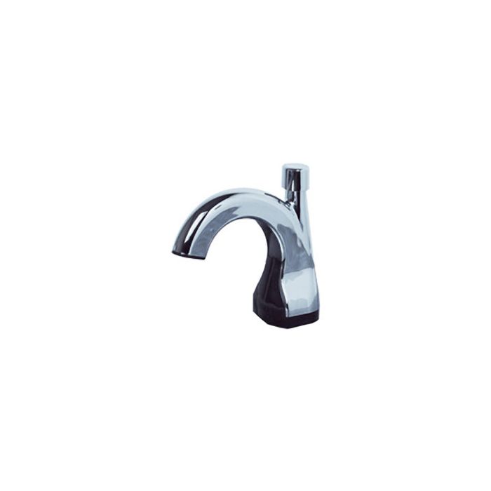 Technical Concepts TC SoapWorks Counter Mounted Manual Hand Soap Dispenser - Chrome and Black in Color