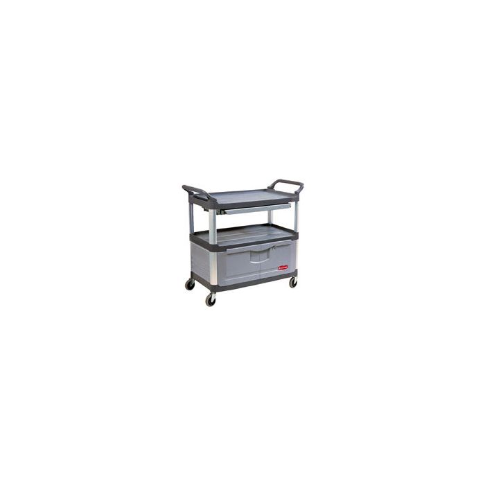 Rubbermaid 4094 Instrument Cart with Lockable Doors and Sliding Drawers - 40.63" L x 20" W x 37.81" H - 300 lb capacity