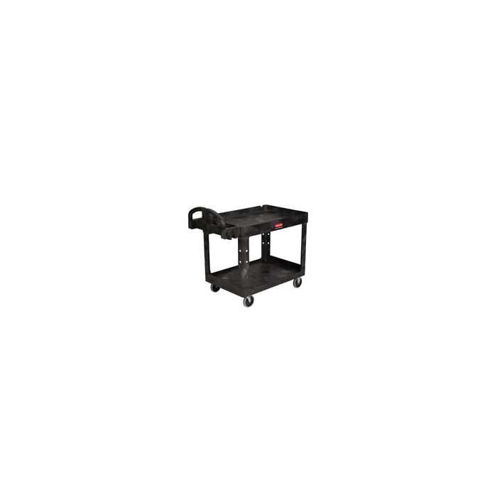 Rubbermaid 4520-88 2 Shelf Utility Cart - 45.25" L x 25.88" W x 33.25" H - 500 lb capacity