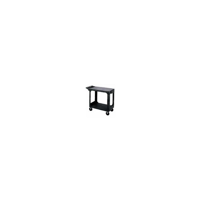 Rubbermaid 4525 Flat Shelf Utility Cart - 43 7/8" L x 25 5/8" W x 33 5/16" H - 500 lb capacity - Black in Color