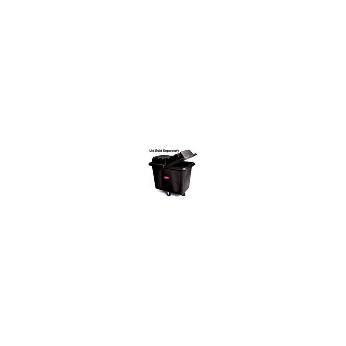 Rubbermaid 4614 Cube Truck - 44.13" L x 31" W x 32.5" H - 14 cu ft (11.3 bushels) - 500 lb. capacity