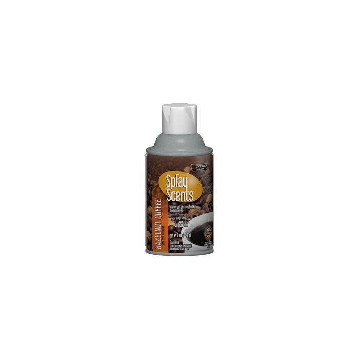 Champion Sprayon Metered Air Freshener - 1 case of 12 cans - 7 oz. can - Hazelnut Coffee