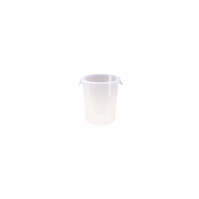 Rubbermaid 5724-24 Round Storage Container - 10" Dia. x 10.63" H - 8 qt. capacity - Clear