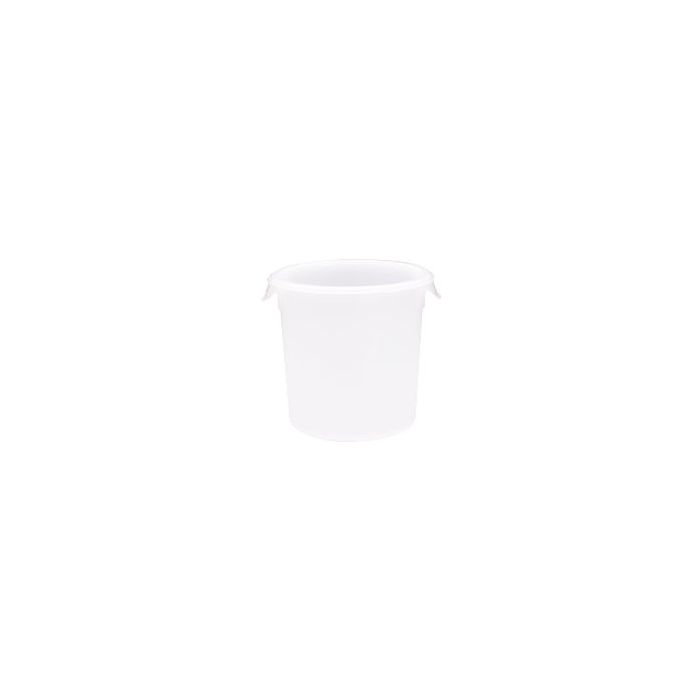 Rubbermaid 5724 Round Storage Container - 10" Dia. x 10.63" H - 8 qt. capacity - White