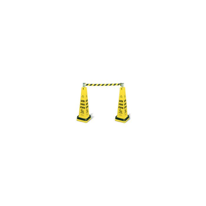 Rubbermaid 6287 Cone Barricade System Consists of: 6276, (1) Belt Cassette and (1) Double Weight Ring