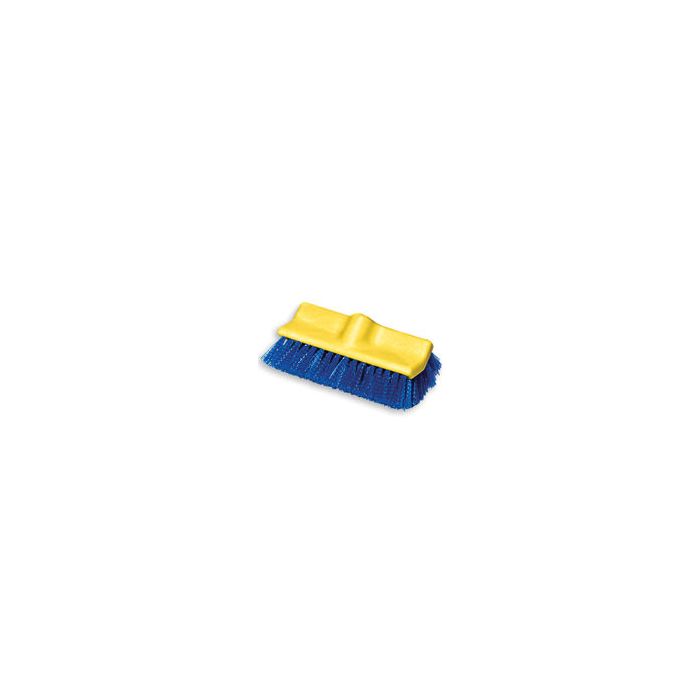 Rubbermaid 6337 Floor Scrub, Plastic Block, Bi-level, Polypropylene Fill - 10" in Length - 2" Trim Length