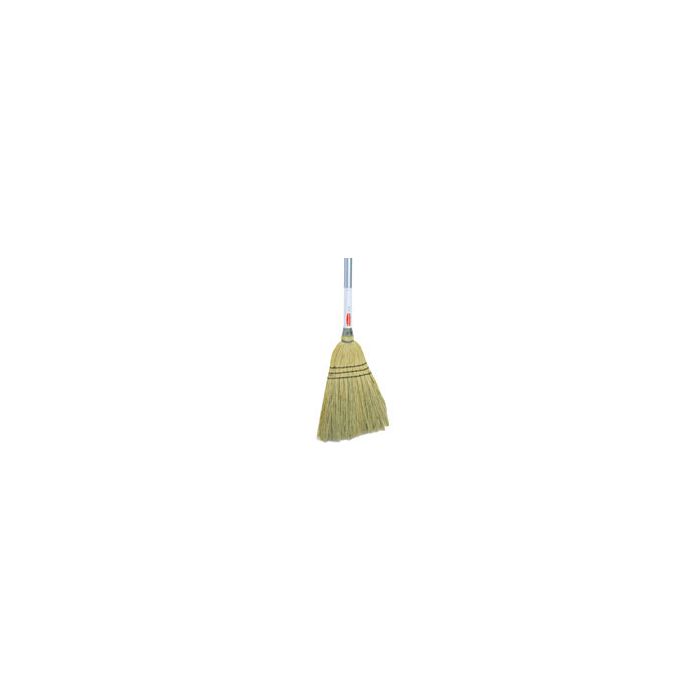 Rubbermaid 6373 Lobby Broom, 100% Corn Fill - 8" L x 1.5" W x 38" H