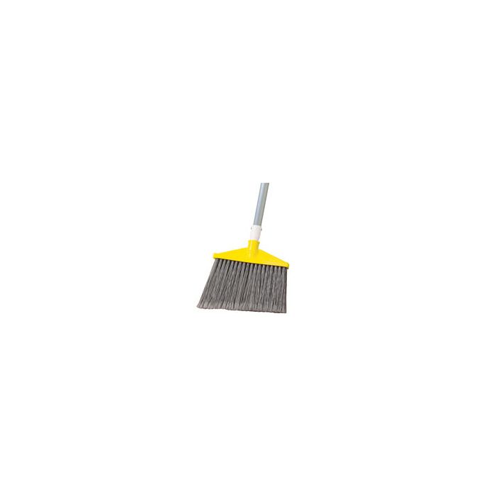 Rubbermaid 6385 Broom, 1" dia Aluminum Handle, Flagged Polypropylene Fill