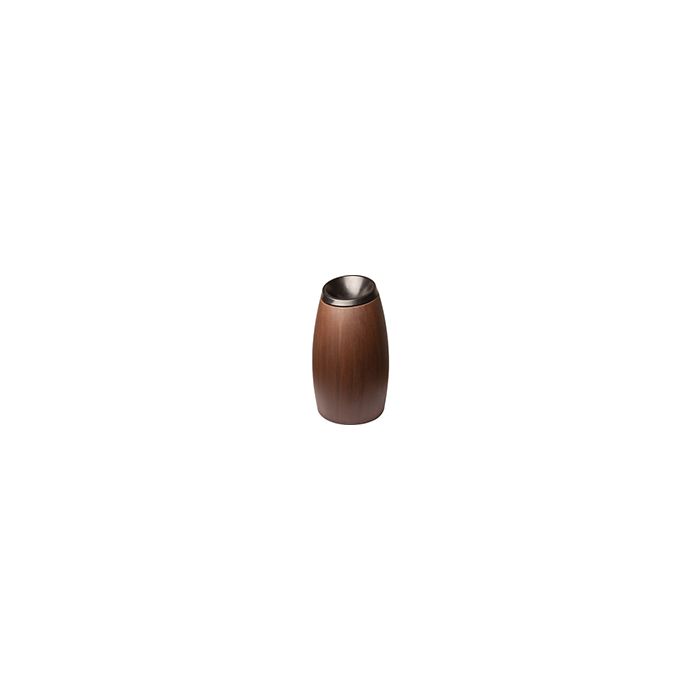 Commercial Zone 756145 Garden Series Seed Funnel Top Waste Receptacle - 15 Gallon Capacity - 21" Dia. x 38" H - Espresso in Color