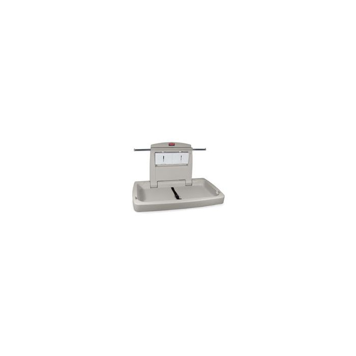 Rubbermaid 7818-88 Baby Changing Station Horizontal - 33.25" L x 21.5" H x 4" D (Closed)