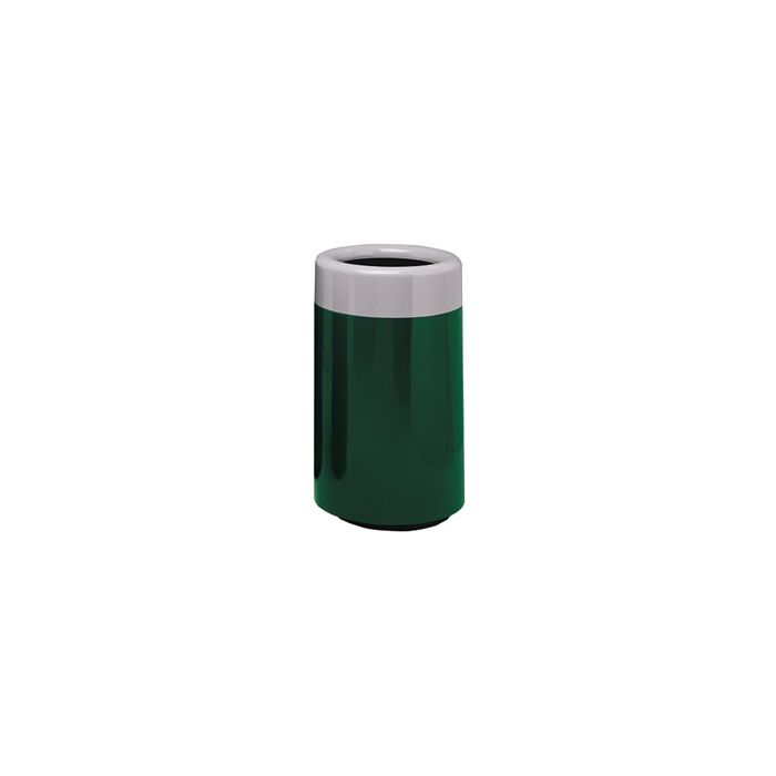 Witt Industries 7C-2032T Two-Piece Round Open Top Fiberglass Waste Receptacle - 27 Gallon Capacity - 20" Dia. x 32" H