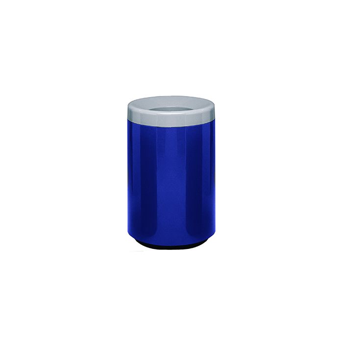 Witt Industries 7C-2436T Two-Piece Round Open Top Fiberglass Waste Receptacle - 50 Gallon Capacity - 24" Dia. x 36" H