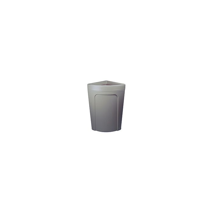 Continental 8324 Securing Bag Rim Type Corner Round 21 Gallon Trash Can