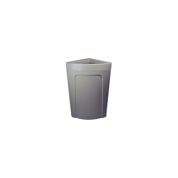 Continental 8324 Securing Bag Rim Type Corner Round 21 Gallon Trash Can