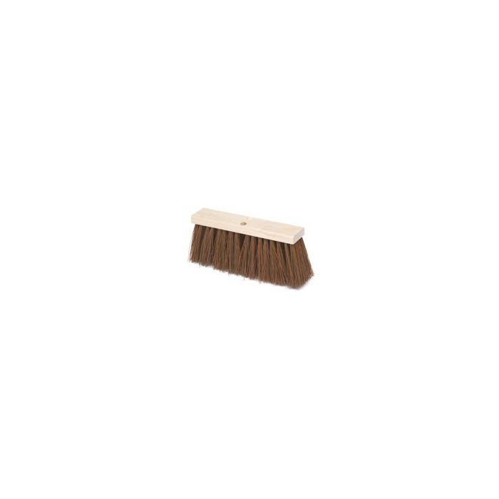 Rubbermaid 9B21 Street Broom, Hardwood Block, Polypropylene Fill - 16" in Length