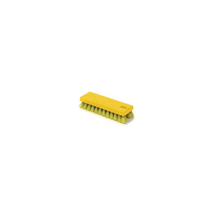 Rubbermaid 9B23 Square Block Scrub Brush, Synthetic Fill - 7.5" in Length - 1" Trim Length