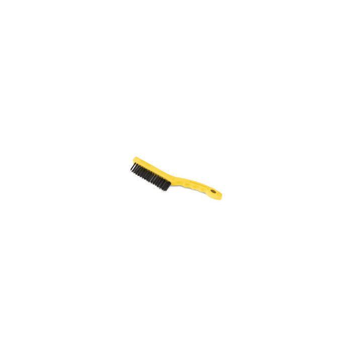 Rubbermaid 9B41 Wire Brush, Short Plastic Handle - 11" in Length - 4" x 17" Bristle Pattern