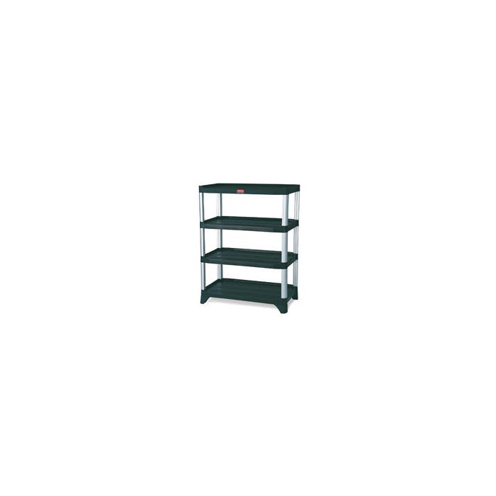 Rubbermaid 9T36 Shelving, 4-Shelf Unit - 35.13" L x 20" W x 45.88" H - 800 lb capacity