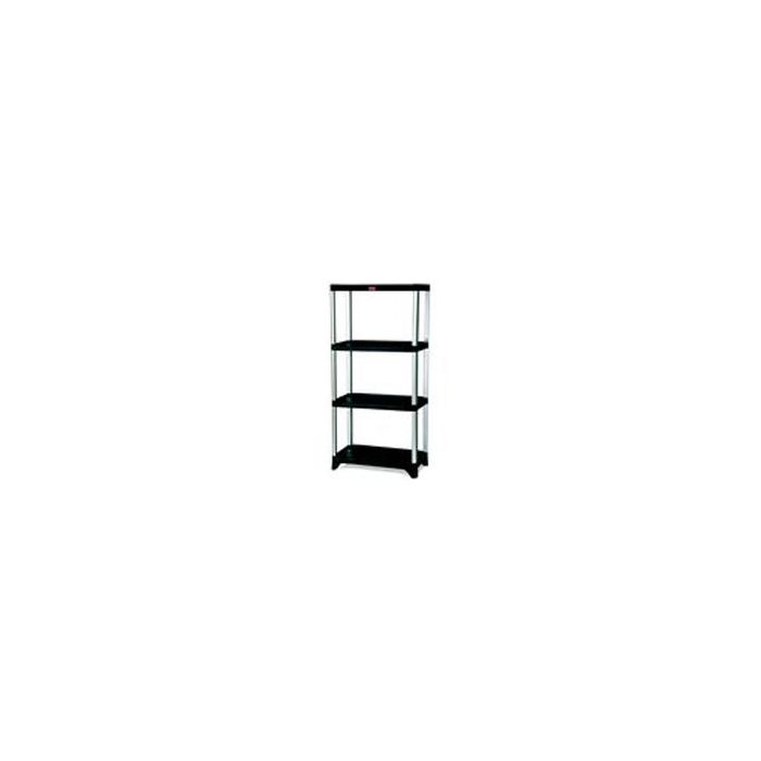 Rubbermaid 9T38 Shelving, 4-Shelf Unit - 35.13" L x 20" W x 71.38" H - 800 lb capacity