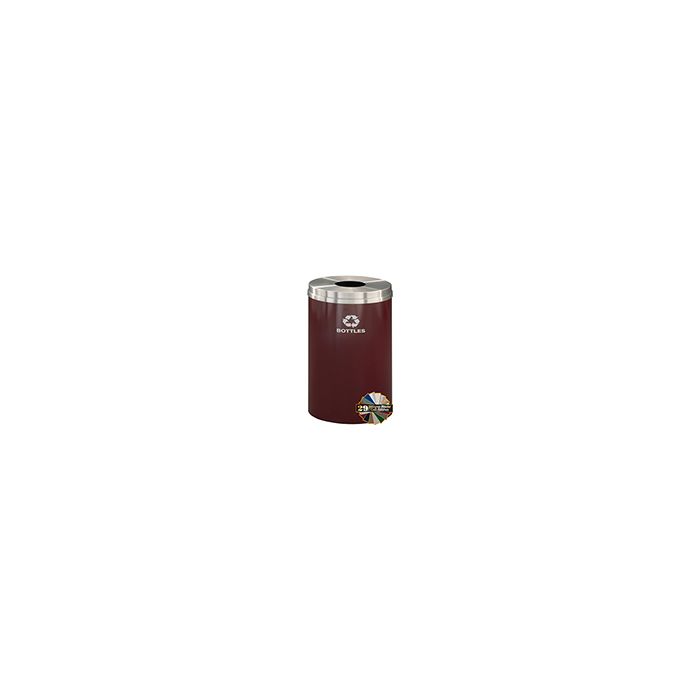 Glaro B2032 "RecyclePro 1" Receptacle with Round Opening - 33 Gallon Capacity - 20" Dia. x 31" H - Assorted Colors