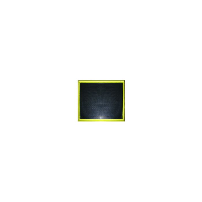 Crown Mats 102 Disinfectant Boot Bath - Black with Yellow Borders