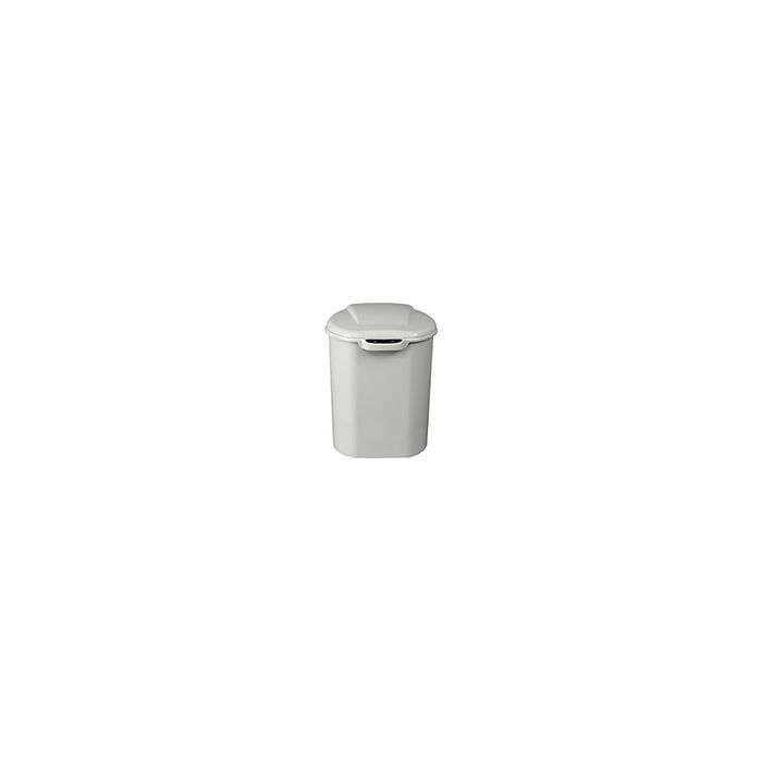 Nine Stars DZT-8-3GY Infrared Touchless Waste Receptacle - 2.1 Gallon Capacity - 12" L x 10" W x 14" H - Gray in Color