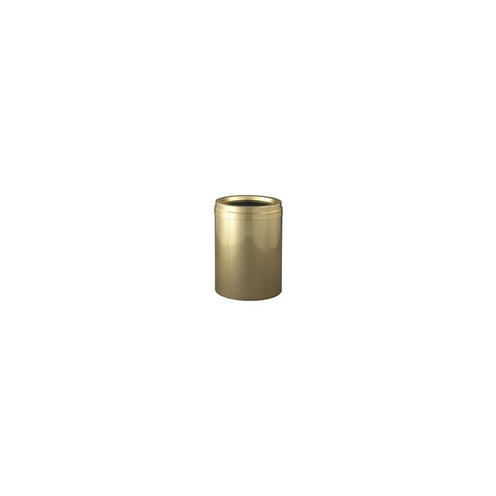 Glaro F2037GB Value Funnel Top Receptacle - 41 Gallon Capacity - 20" Dia. x 31" H - Gloss Brass