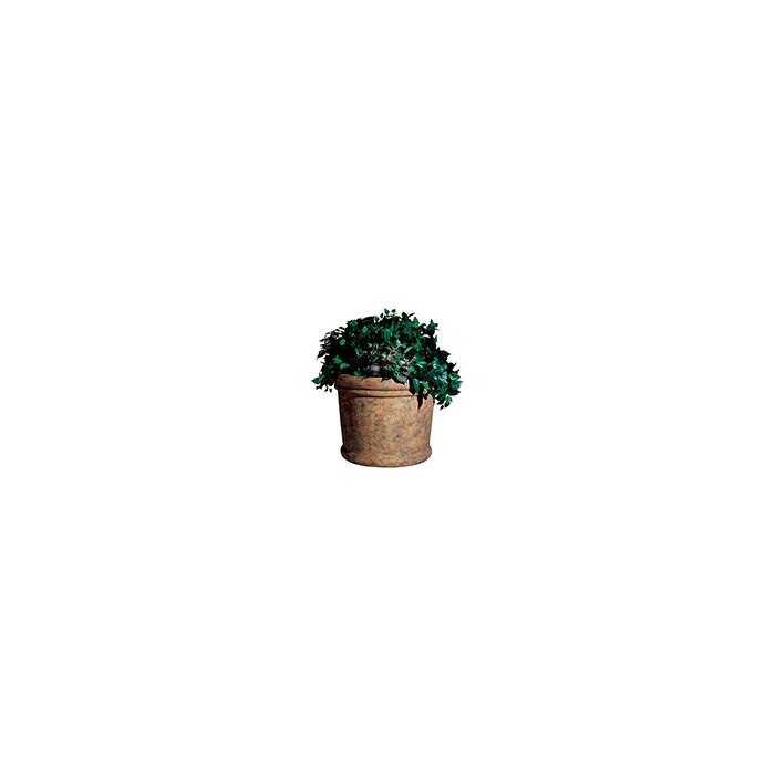 Rubbermaid / United Receptacle FGFGPF3025SAH Milan Collection Fiberglass Planter - 30" Dia. x 25" H - Sahara in color